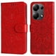 thumbnail image 1 of Funda tipo cartera FOXDOCK para Xiaomi Redmi Note 13 Pro 4G , diseño girasol en relieve, cuero PU, cierre magnético, soporte y tarjetero, 1 of 5