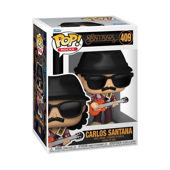 Figura de vinilo Funko POP! Rocks Carlos Santana, 9,5 cm