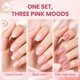 thumbnail image 3 of Gel de Uñas Beetles – Set de 6 colores rosa con purpurina, 3 of 7