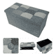 thumbnail image 1 of Puff Baúl Plegable Organizador 76x38 Tela Mix Gris, 1 of 4
