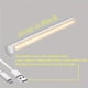 thumbnail image 1 of 1pc LED Motion Sensor Cabinet Light, Under Counter Closet Lighting, Wireless Magnetic USB Rechargeable Kitchen Night Lights, Battery Powered Operated Light For Wardrobe Closets Cabinet Cupboard Stair, 1 of 5