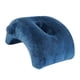 thumbnail image 1 of Almohada inflable para siesta con funda lavable extraíble Cuello Soporte para la espalda Diseño hueco Almohada para la cintura Portátil para autobuses Azul oscuro, 1 of 1