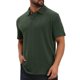 thumbnail image 4 of INSPIRE CHIC Camisa Polo de Negocios para Hombre con Textura Jacquard de Manga Corta y Cuello Abotonado M Verde, 4 of 6