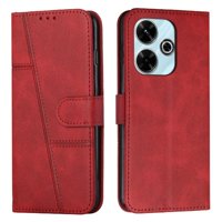 Funda Flip Para Foxdock Xiaomi Poco M6 4G – Carcasa Delgada Y Resistente A Impactos Con Soporte Para Uso Diario Y Profesional