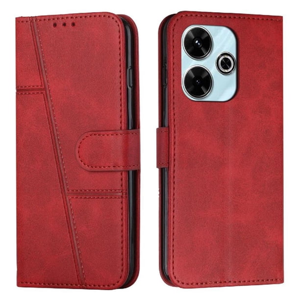 Funda Flip para FOXDOCK Xiaomi Poco M6 4G – Carcasa delgada y resistente a impactos con soporte para uso diario y profesional