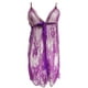 thumbnail image 2 of Stunning Sheer Lace Teddy, Split Front Bow Tie Lace Negligee, Women's Lingerie & Underwear, 2 of 3