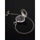 thumbnail image 5 of Reloj de Bolsillo Vintage Hicarer de Acero con Cadena Plateada, 5 of 6