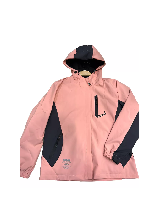 Genérico - Chaqueta Cortaviento Deportiva Ultra Liviana Micropolar Rosa, Talla Xs
