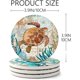 thumbnail image 3 of Teivio Absorbing Stone Sea Ocean Life Coasters for Drinks, Set de 8, 3 of 3