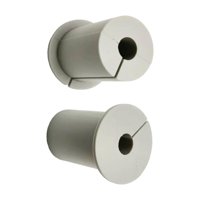 Bothyi - Juego De 2 Clips Para Cables, Kit De Enrutamiento De Cables Para Muebles, Enrutador De Cables Con Orificio Para Cables, Color Gris