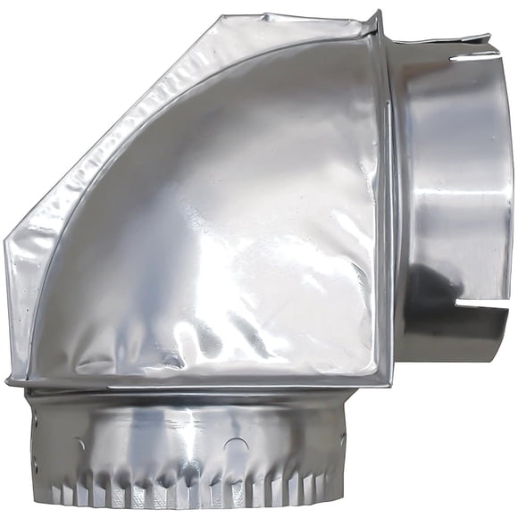 Codo de 90 grados para ventilación de secadora Builder's Best 10151 de 10 cm