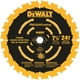 thumbnail image 1 of Hoja de sierra circular DEWALT DW3599B10, 7 1/4 pulgadas, 24 dientes, 1 of 2