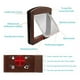 thumbnail image 3 of Puerta Abatible Para Perros Gatos Pequeños (petdoors). Chocolate, 3 of 3