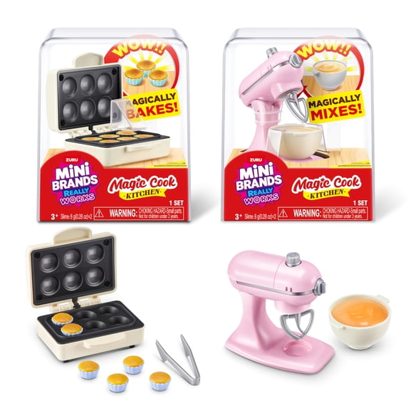Mini Brands Magic Cook: set de mini máquina para cupcakes y batidora