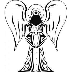 Rienda Libre Graphics - Decomural Tribal Angel Ws-17824