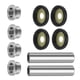 thumbnail image 2 of Kit de buje de nudillos traseros 50-1034-K Accesorio Fácil Instalación Reemplazo de suspensión Independiente Kit de buje de suspensión 90381-17067-00, 2 of 5