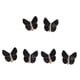 thumbnail image 4 of 6x Fundas De Botones De Mariposa Accesorios De Ropa Para Regalos De Graduación Boda Negro, 4 of 5