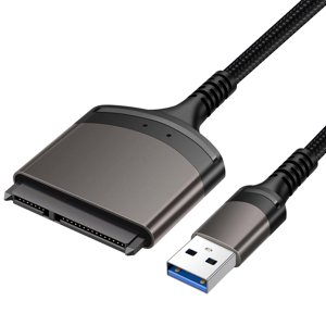 Magideal - Adaptador Portátil Usb 3.0 Conector Plug And Play De 2,5 Pulgadas Cable De Transferencia De Datos Duradero Cable De Lector De Disco Duro Para
