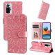 thumbnail image 3 of Funda tipo cartera FOXDOCK para Xiaomi Note 10 Pro 4G , diseño girasol en relieve, cuero PU, cierre magnético, soporte y tarjetero, 3 of 5