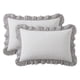 thumbnail image 1 of REGALWOVEN 2 Pcs Funda de Almohada de Algodón, Fundas de Almohada con Cierre de Sobre, Fundas de Almohada para Mujeres y Hombres, Resistente a Arrugas Duradero Gris B Queen, 1 of 5