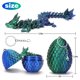 thumbnail image 5 of Huevos de dragón con dragón dentro, juguetes cristalinos impresos en 3D, 4 piezas, 5 of 9