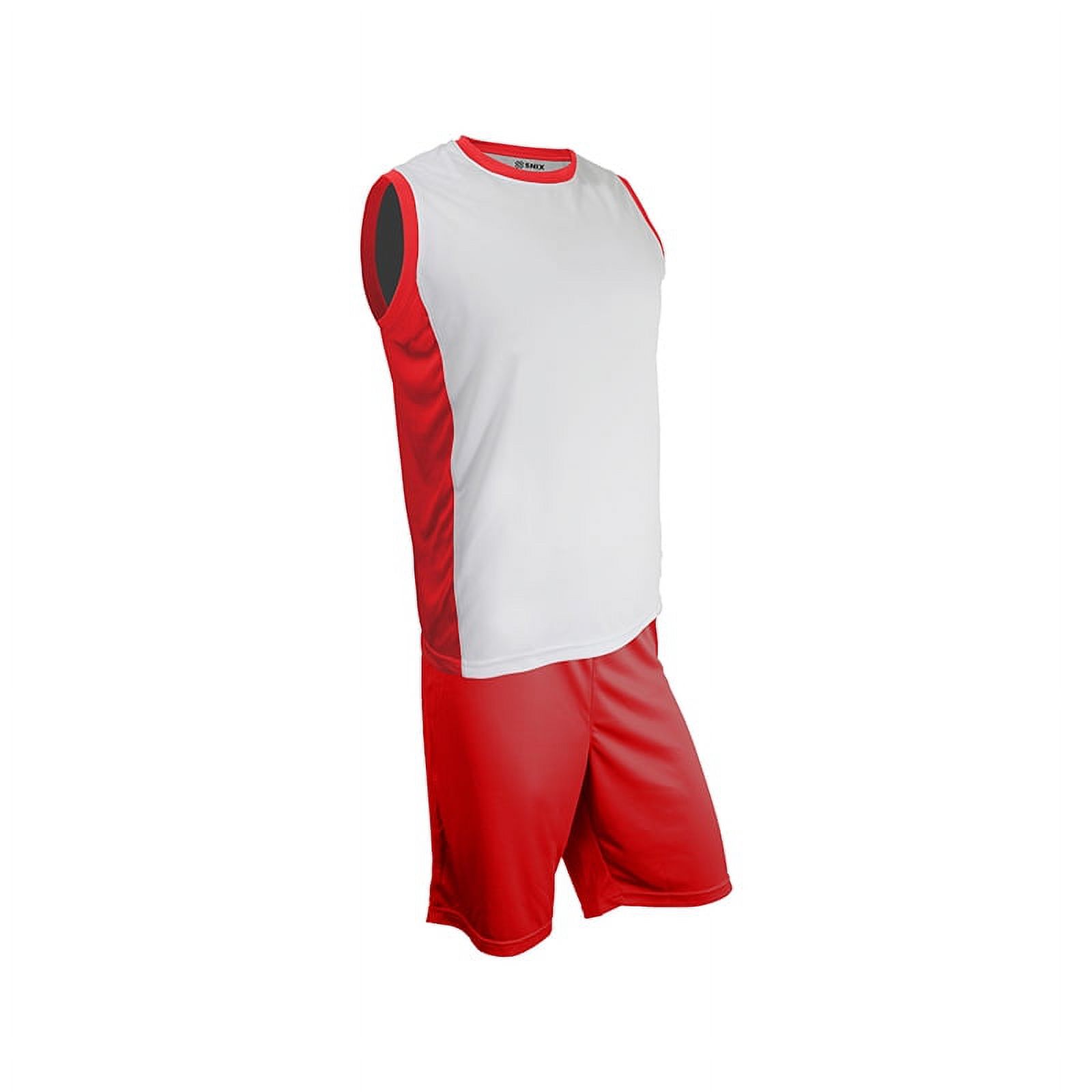 Snix - Uniforme De Baloncesto Infantil Onix Rojo Y Blanco Talla 8