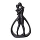 thumbnail image 4 of Escultura De Amantes De La Estatua De Pareja Para Gabinete De Entrada De Mesa Decoración Del Hogar Negro, 4 of 5