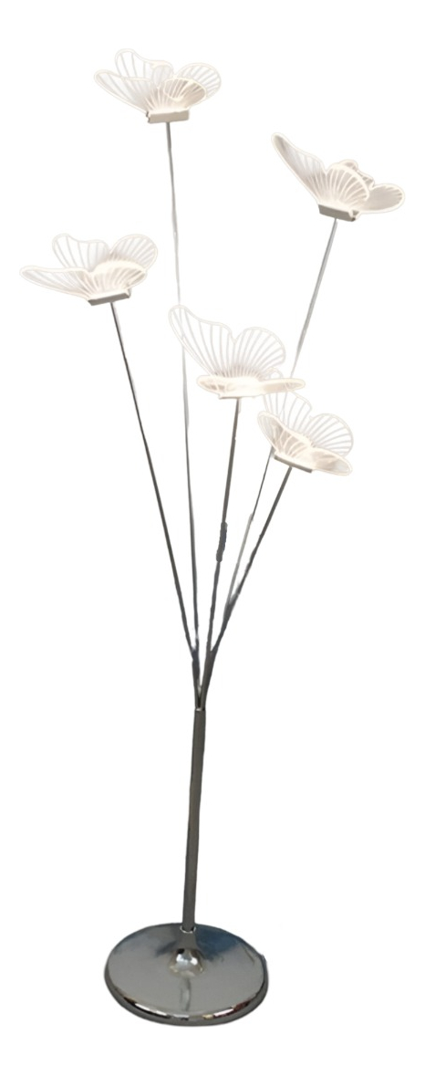 Genérico - Lámpara Pie Mariposas Decorativa Iluminación Led Hogar Jhn