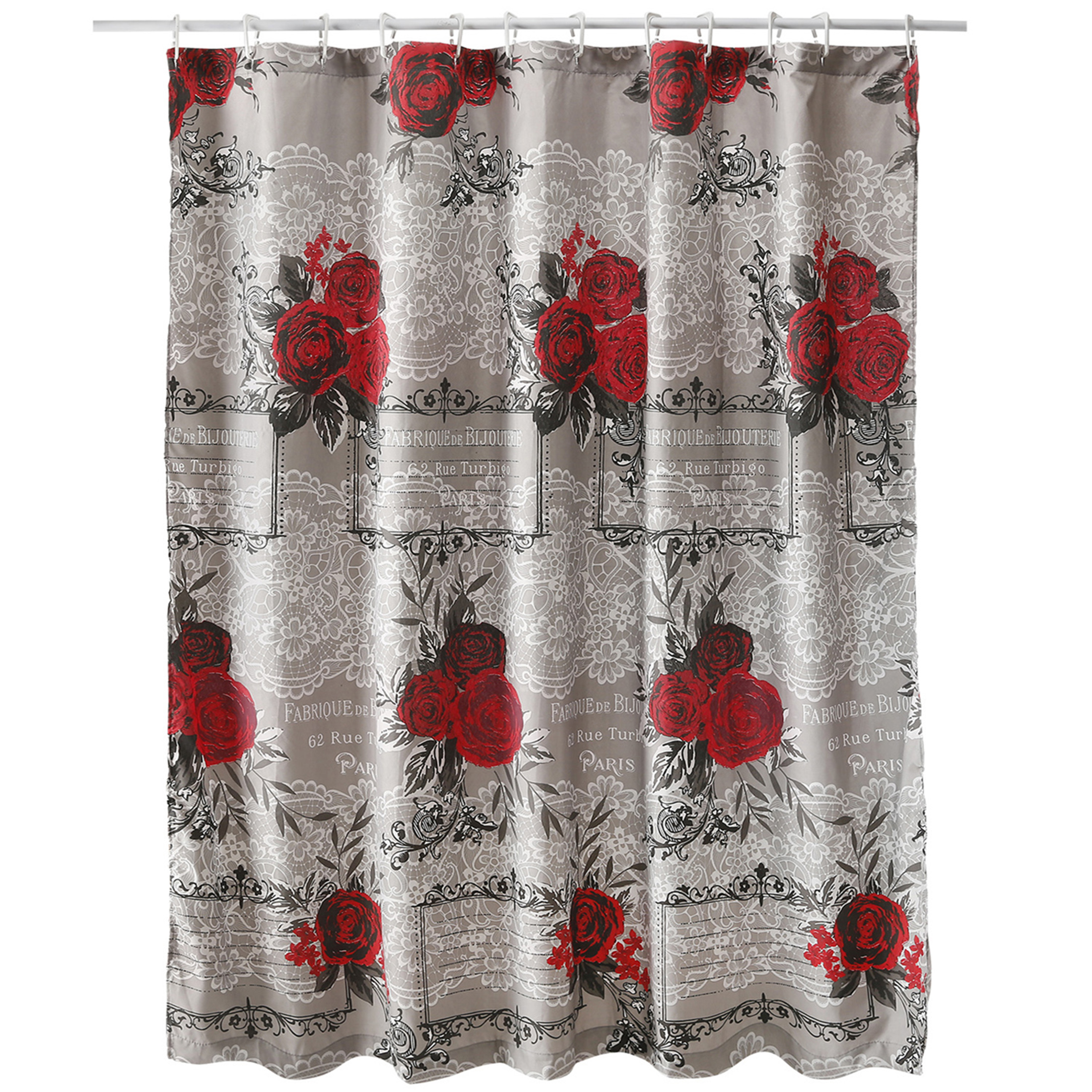 Mallorca - Cortina Para Baño Diseño Turbigo Con Forro 2 Piezas