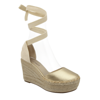 Danicolle Calzado - Sandalia Con Amarre Dorado Danicolle