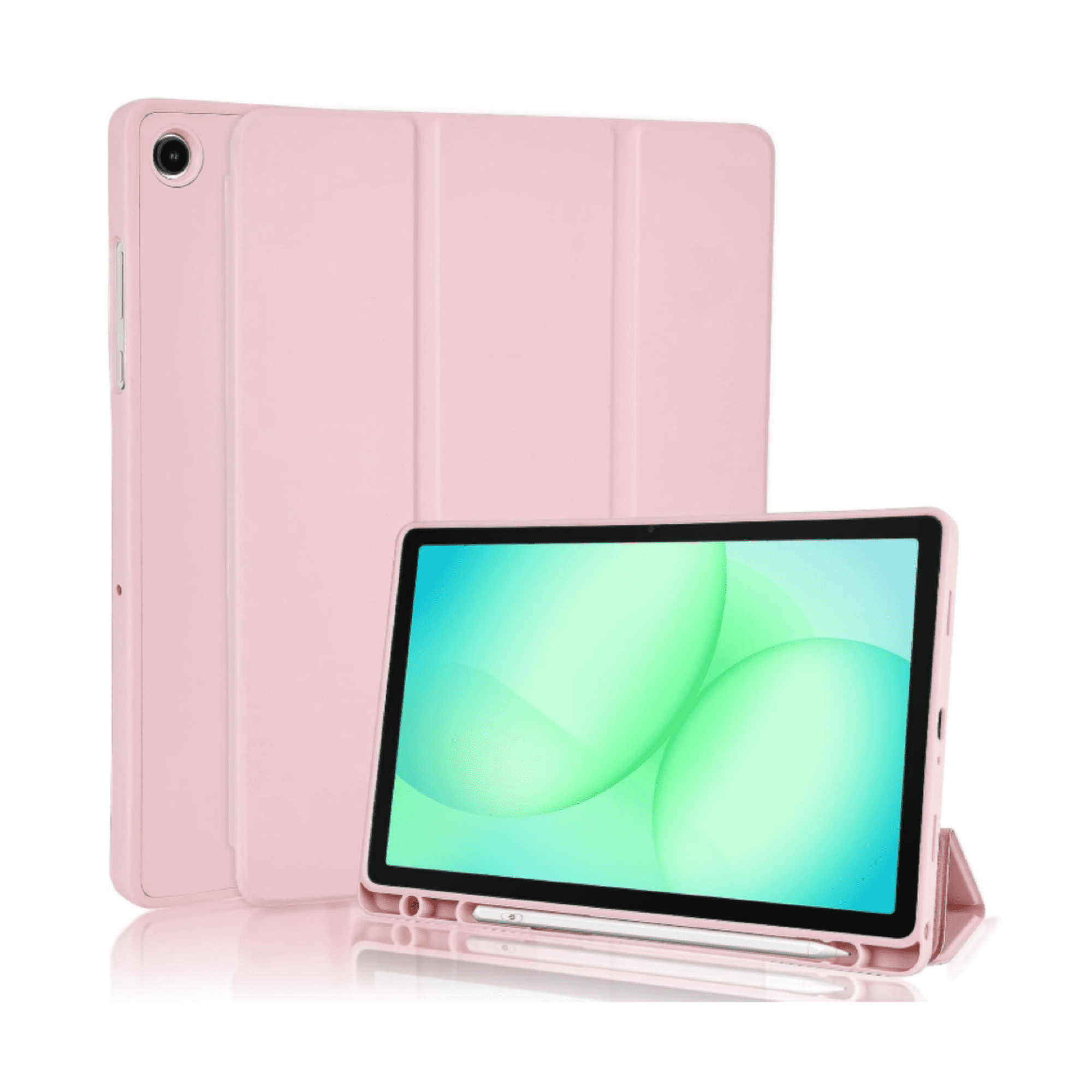 Mar Cases - Funda Con Ranura Smartcover Para Tablet Samsung A11+ Rosa