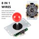 thumbnail image 2 of Joystick Arcade Fosiya con Codificador USB y 10 Botones LED, 2 of 7