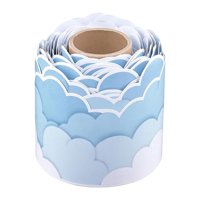 Magideal - Borde De Tablero De Anuncios De Nubes, Borde Con Temática De Nubes, Artesanías, Adorno Para Jardín De Infantes, Decoración De Pizarra Para Preescolar,