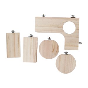 Ioensy - 5 Uds Soporte De Hámster Plataforma Decoración De Hábitat Para Juguetes De Ejercicio De Escalada De Jerbo