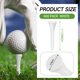 thumbnail image 2 of Tees de Golf de Bambú Mudder 38 mm Paquete de 2000 Unidades Blanco, 2 of 7
