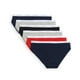 thumbnail image 1 of Braguitas Tommy Hilfiger de algodón para mujer, paquete de 6, talla S, 1 of 2