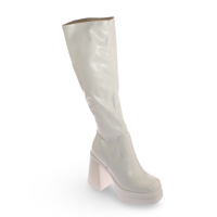 Bota Taco Blanco Vía Franca