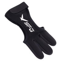 Magideal - Accesorios Para Guantes De Tiro Con - Guantes De Material Cuero Para Recurvo Y Compuesto - Guante De Tres Para Hombres, Mujeres Y Jóvenes Sg