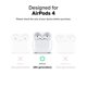 thumbnail image 2 of Funda magnética Ringke Onyx para AirPods 4 con mosquetón Coral, 2 of 9