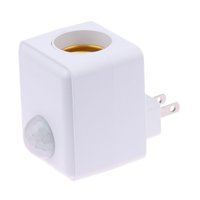 Magideal - Base De Lámpara Detección De Movimiento Detección Infrarroja Base De Luz Enchufe De Pared Portalámparas E27 Enchufe De Detección Inteligente Fácil