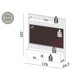 thumbnail image 3 of Rack Tb180L Con Panel 65 Pulgadas Castaño, 3 of 3