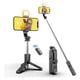 thumbnail image 1 of Baston Selfie Stick con luz Control Bluetooth iPhone Android Tripode Negro, 1 of 6