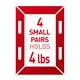 thumbnail image 2 of Tiras para colgar cuadros de 2,3 kg Command, 18 pares (36 tiras), 2 of 9