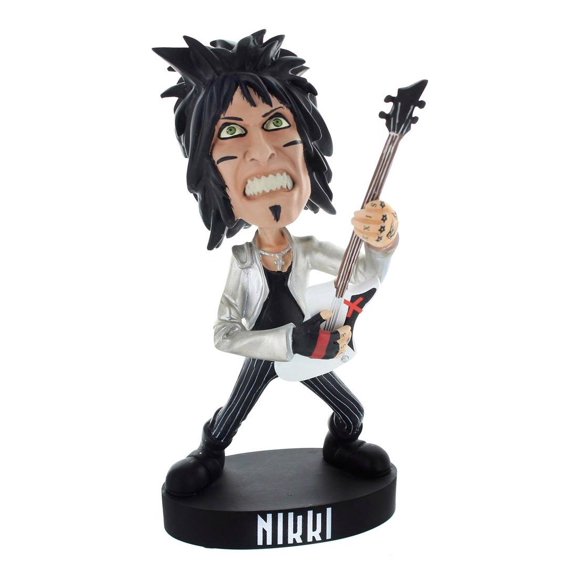 Estatua de Bobblehead Locoape Motley Crue Nikki Sixx, 8.5 pulgadas