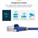 thumbnail image 5 of Cable Ethernet StarTech.com Cat8 Azul LSZH de 15 cm, 5 of 7