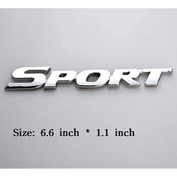 Adhesivo EmbRoom Sport para Malacate de Auto 16,7 x 2,8 cm Cromado