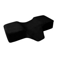 Ioensy - Almohada De Espuma Viscoelástica Para El Cuello, Para Salón De Maquillaje Y Belleza, Color Negro