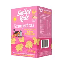 Galletas Granjeritas Sabor Vainilla 115 G Smiley Kids