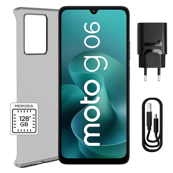 Smartphone MOTO G06 128GB + 4 AZUL