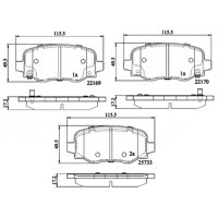 Pastillas Freno Para Auto Comline Cbp32303